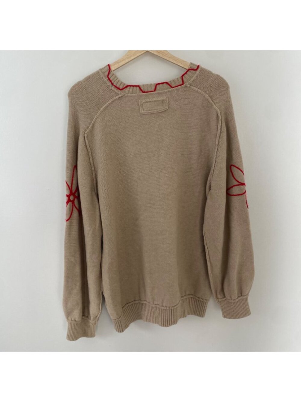 Free People We the Free Embroidered Rabbit Crewneck Sweater - Picture 8 of 10